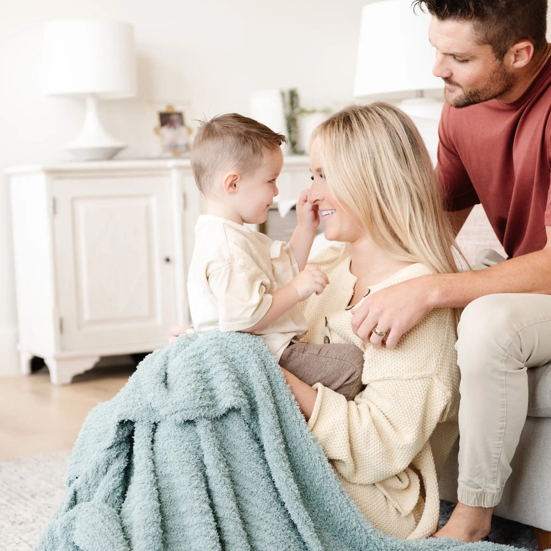 Ribbed Bamboni XL Blankets Breathable Cozy Comfort Saranoni Saranoni Everetts Place Boutique