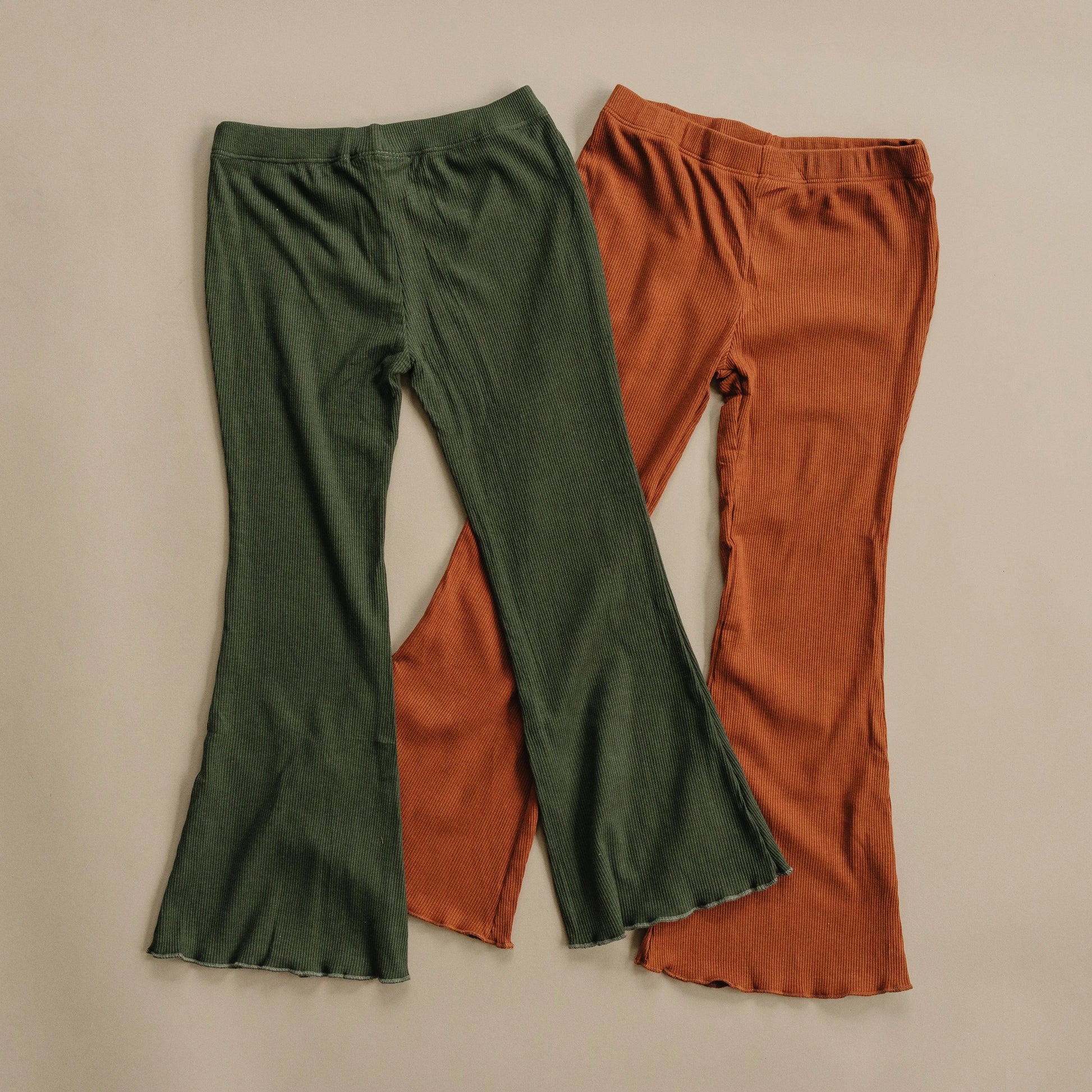 Ribbed Bamboo Flared Leggings For Babies 6 To 12 Months Little Joy Co. Everetts Place: Online Boutique