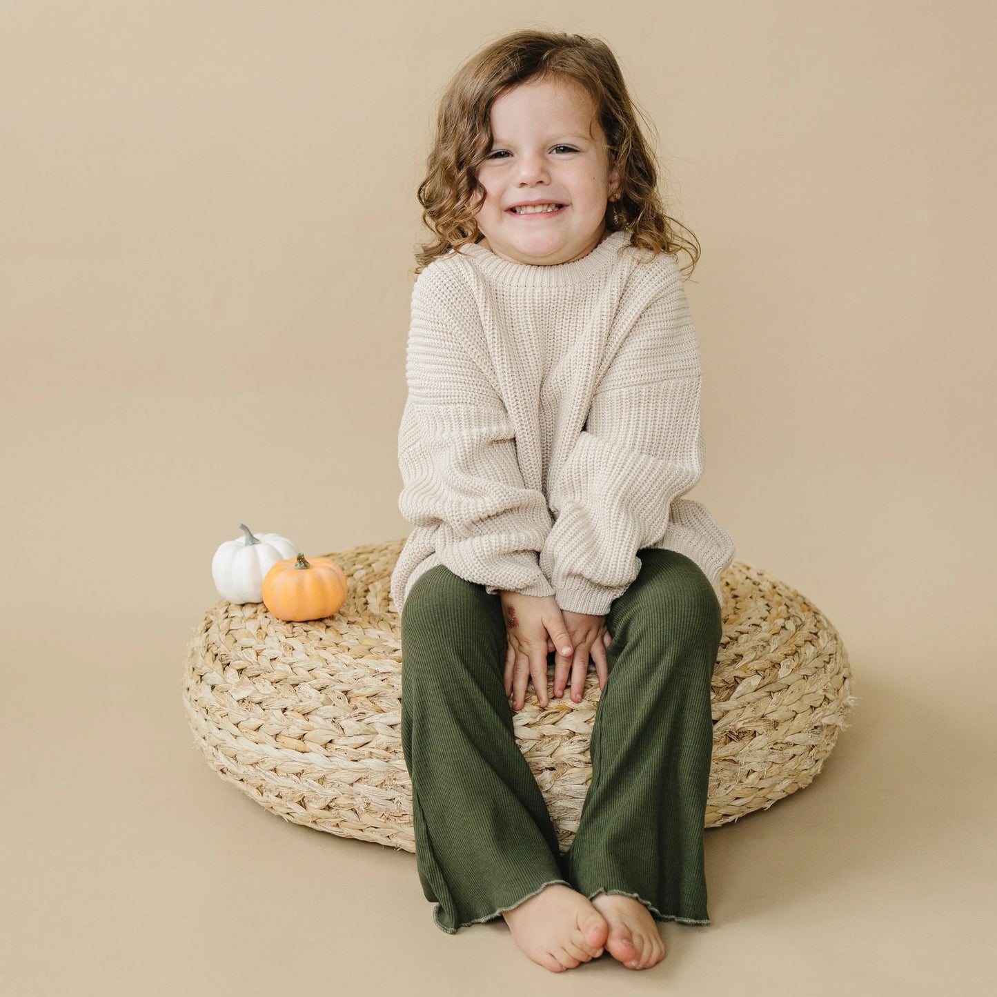 Ribbed Bamboo Flared Leggings For Babies 6 To 12 Months Little Joy Co. Everetts Place: Online Boutique 18.00