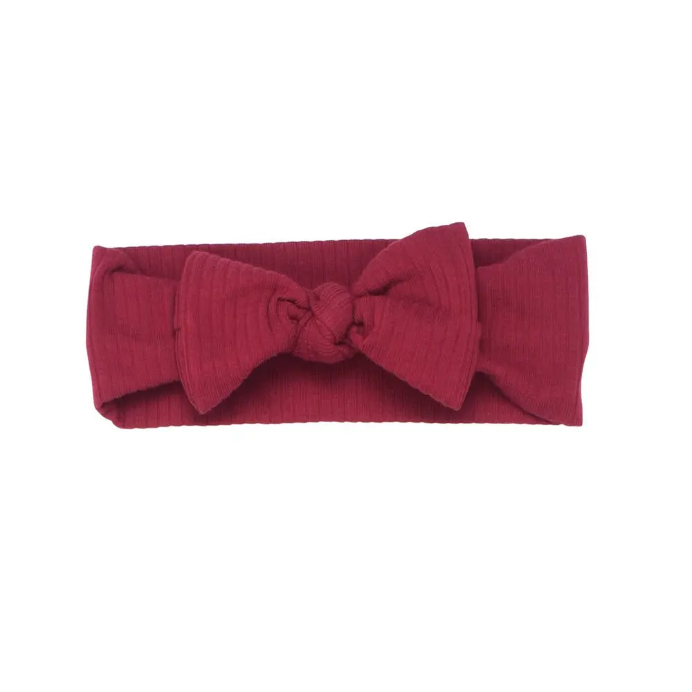 Three Little Tots Ribbed Knot Headband - 