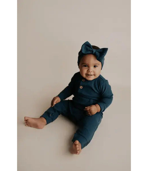 Three Little Tots Ribbed Knot Headband