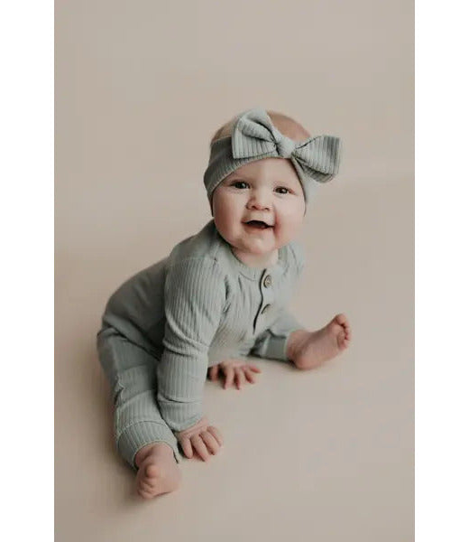 Three Little Tots Ribbed Knot Headband