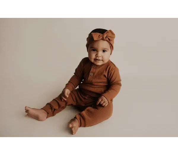 Three Little Tots Ribbed Knot Headband