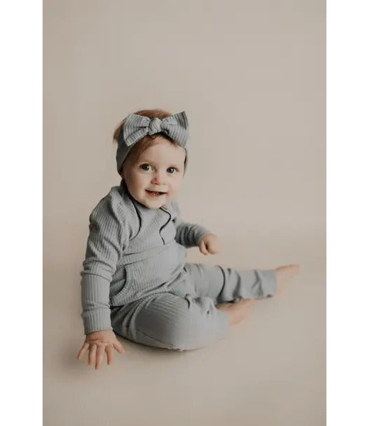 Three Little Tots Ribbed Knot Headband