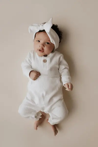Three Little Tots Ribbed Knot Headband - 