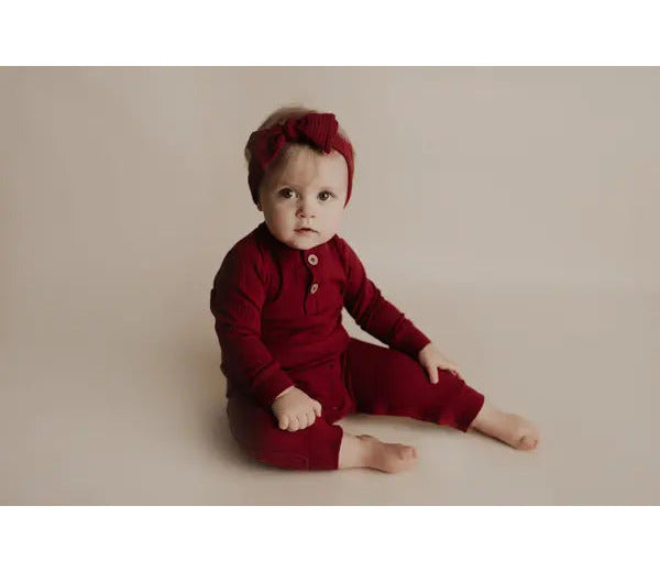 Three Little Tots Ribbed Knot Headband