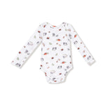 Angel Dear Ribbed Modal Long Sleeve Lap Shoulder Baby Bodysuit - Apparel & Accessories > Clothing > Baby & Toddler Clothing > Baby One-Pieces 147