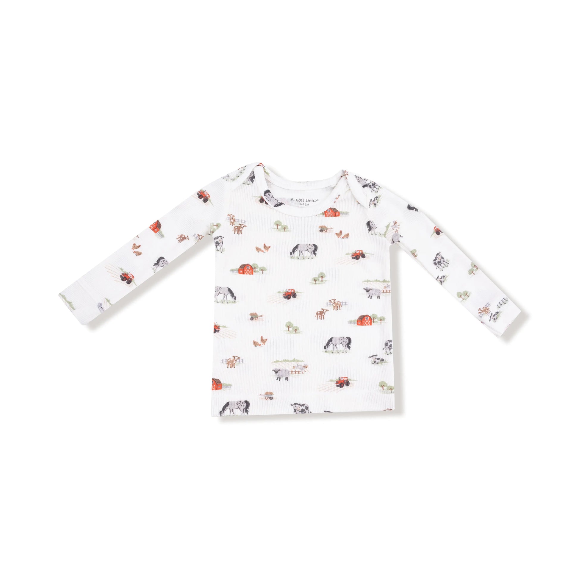 Ribbed Modal Long Sleeve Loungewear Set For Kids Cozy Nights Angel Dear Everetts Place: Online Boutique