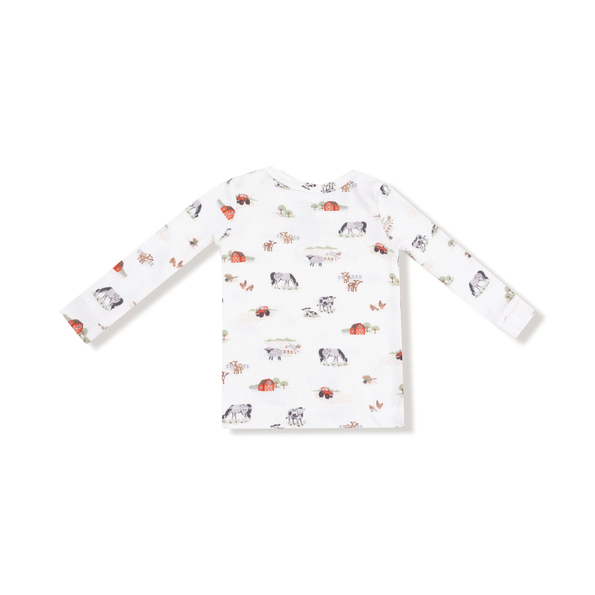 Ribbed Modal Long Sleeve Loungewear Set For Kids Cozy Nights Angel Dear Everetts Place: Online Boutique