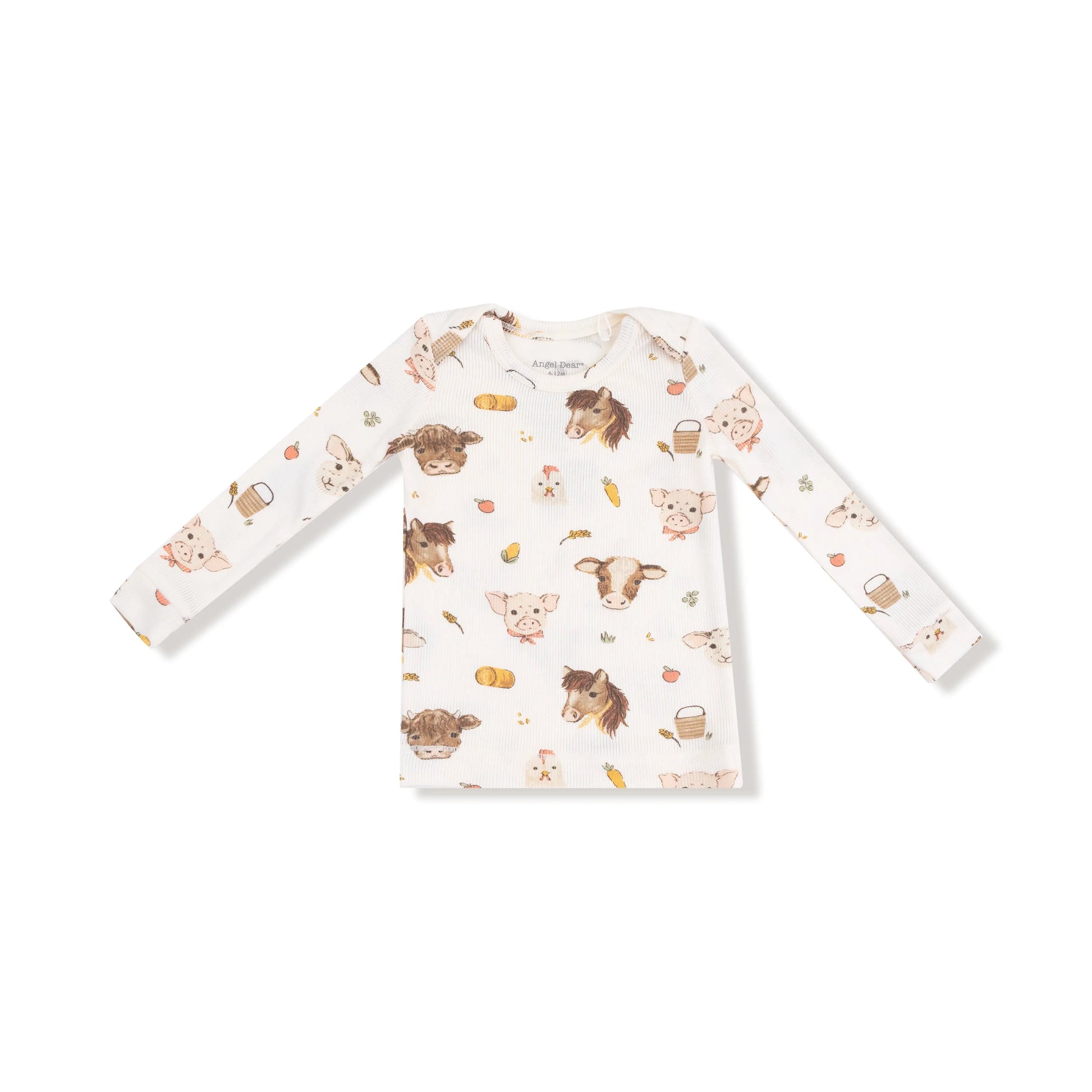 Ribbed Modal Loungewear Set For Kids Soft And Cozy Pajamas Angel Dear Everetts Place: Online Boutique