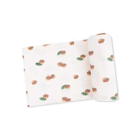 Ribbed Modal Swaddle Blanket 45x45 Inches Angel Dear Angel Dear Everetts Place: Online Boutique
