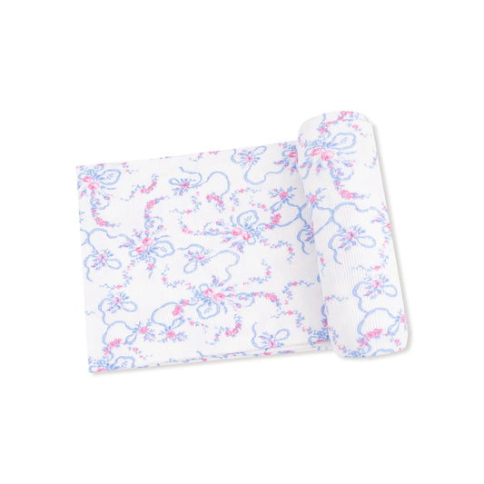 Ribbed Modal Swaddle Blanket 45x45 Inches For Baby Angel Dear Everetts Place: Online Boutique