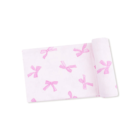 Ribbed Modal Swaddle Blanket 45x45 Inches For Baby Comfort Angel Dear Everetts Place: Online Boutique