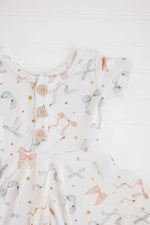 Hugga Babies Ribbon Button Dress - Everetts Place Boutique - 