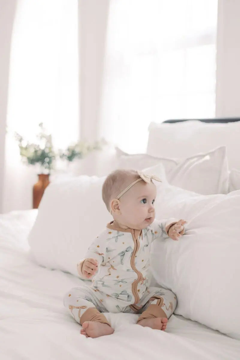 Hugga Babies Ribbon Zipper Lounger - Everetts Place Boutique - 