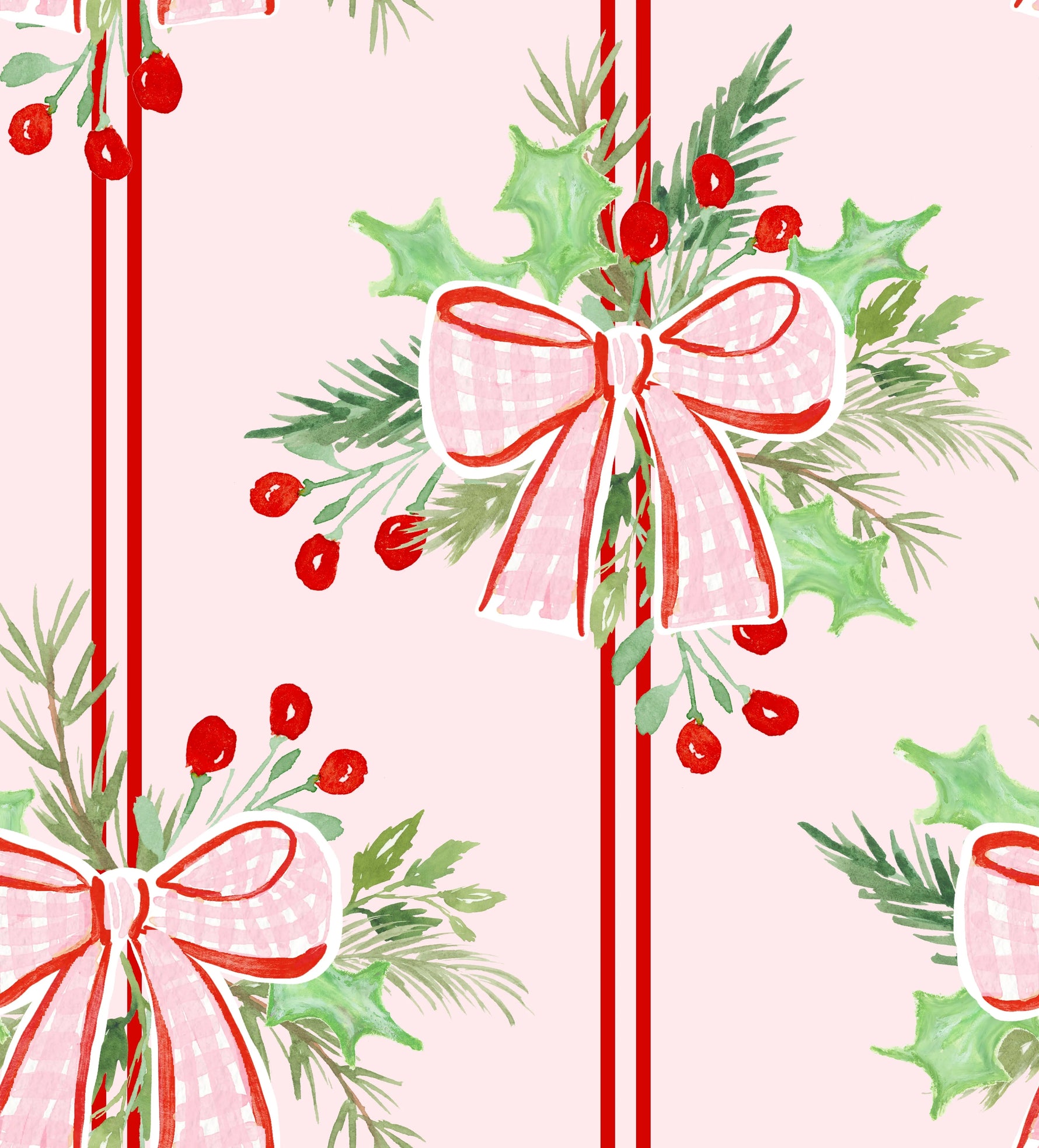 Dreamlet Ribbon & Holly (Dream Blanket) - 