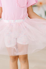 Mila & Rose ® Ribbons And Roses Tutu Shorts For Girls High Waisted - Everetts Place Boutique - 