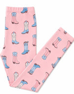 Mila & Rose Ribbons & Rodeos girls' western leggings.