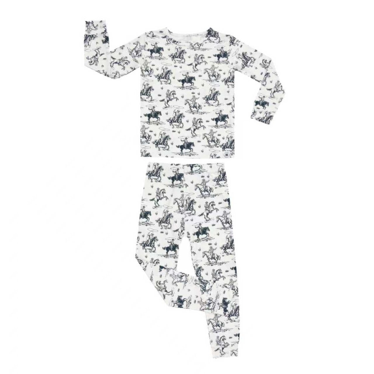 Sweet Bamboo Rip's Ranch Big Kid Pajama Set Cozy Comfort For Kids - Everetts Place Boutique - 