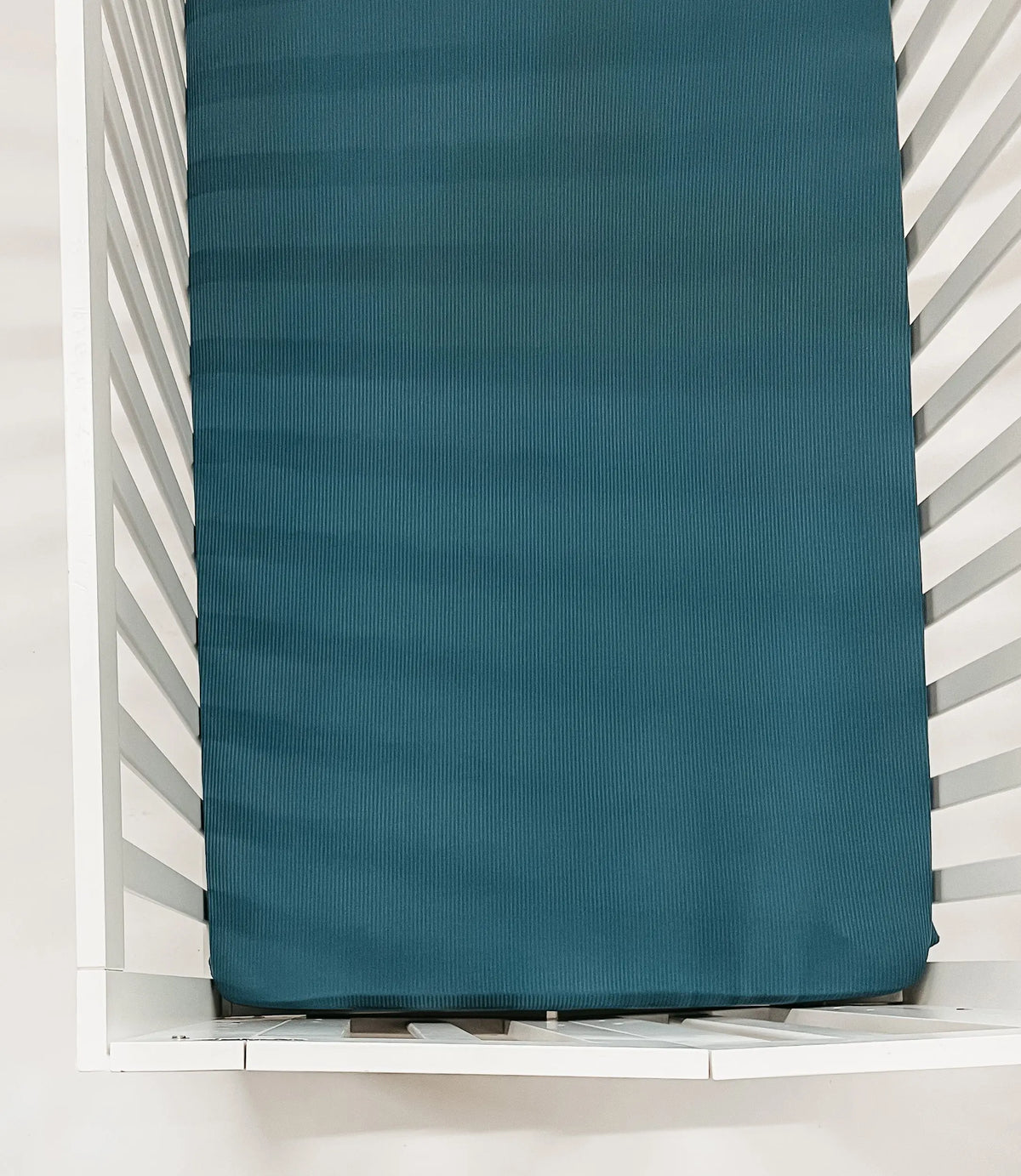 River Ribbed Crib Sheet - Everetts Place