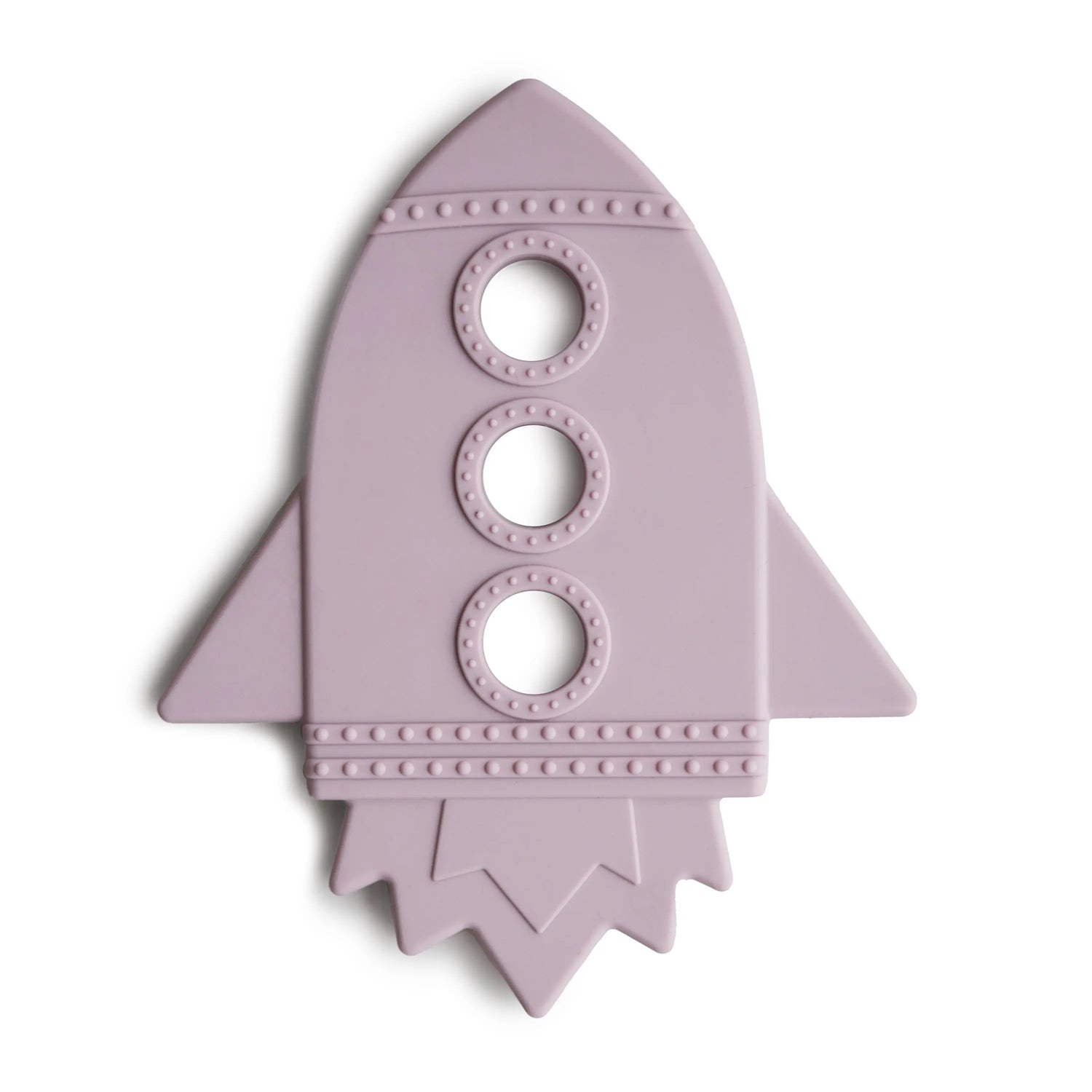 Mushie Rocket Teether Made from Non-Toxic Food-Grade Silicone for Baby Gums - Baby & Toddler > Baby Health > Pacifiers & Teethers teether