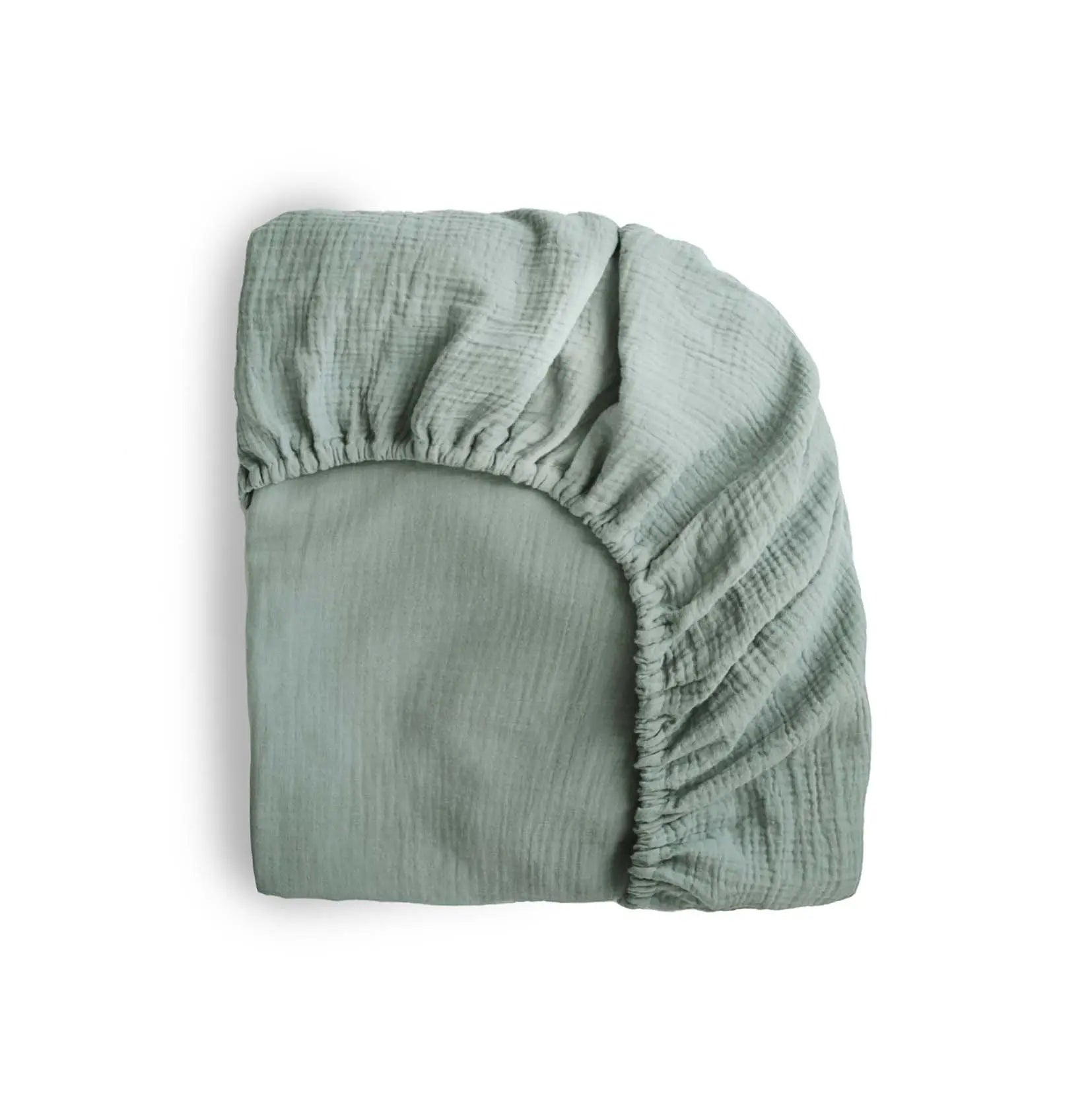 Mushie Mini Muslin Crib Sheet 100 Percent Cotton Extra Soft Breathable Fabric - Home & Garden > Linens & Bedding > Bedding mini crib sheet