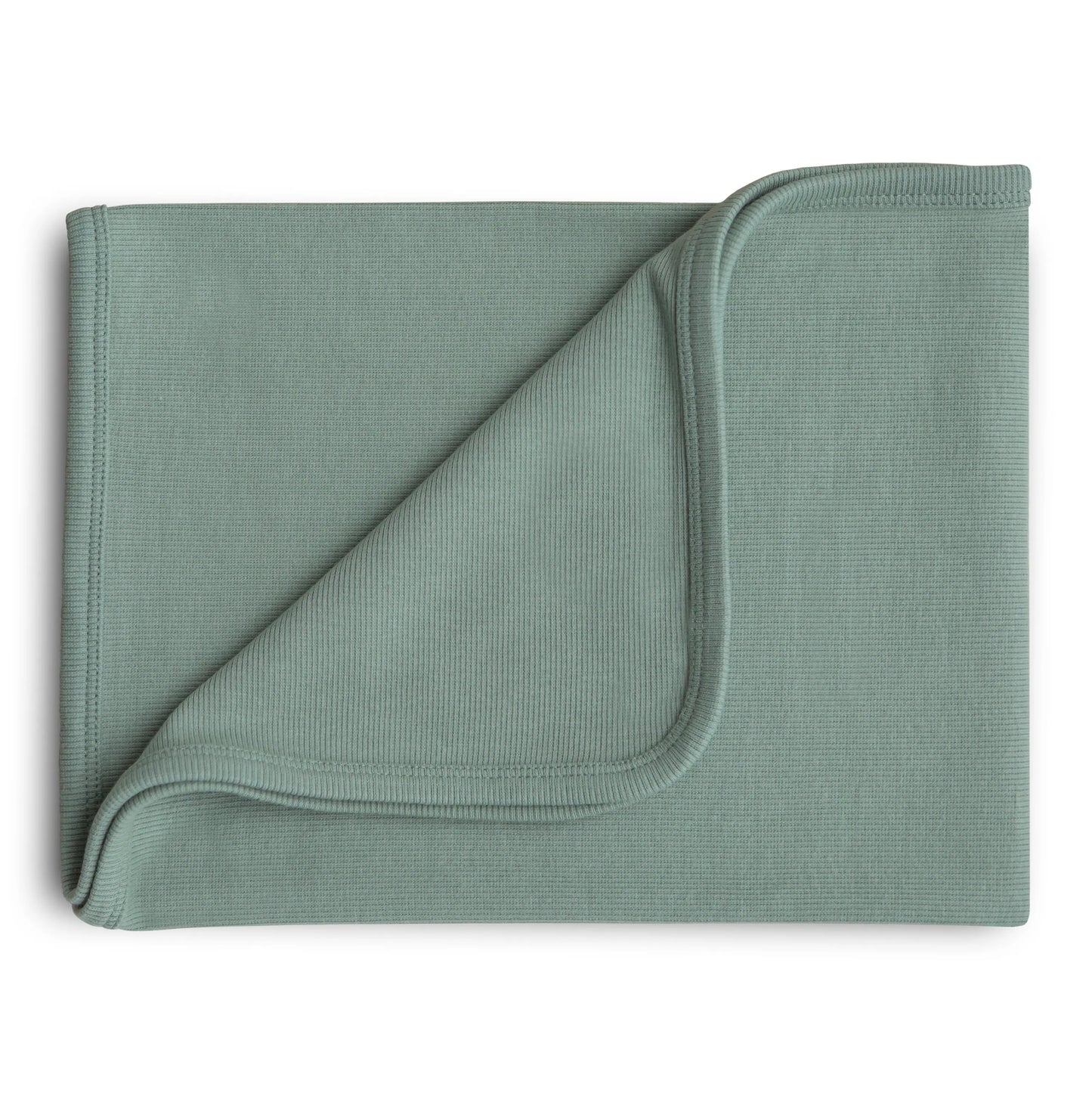 Ribbed Baby Blanket Made From Soft Organic Cotton Mushie