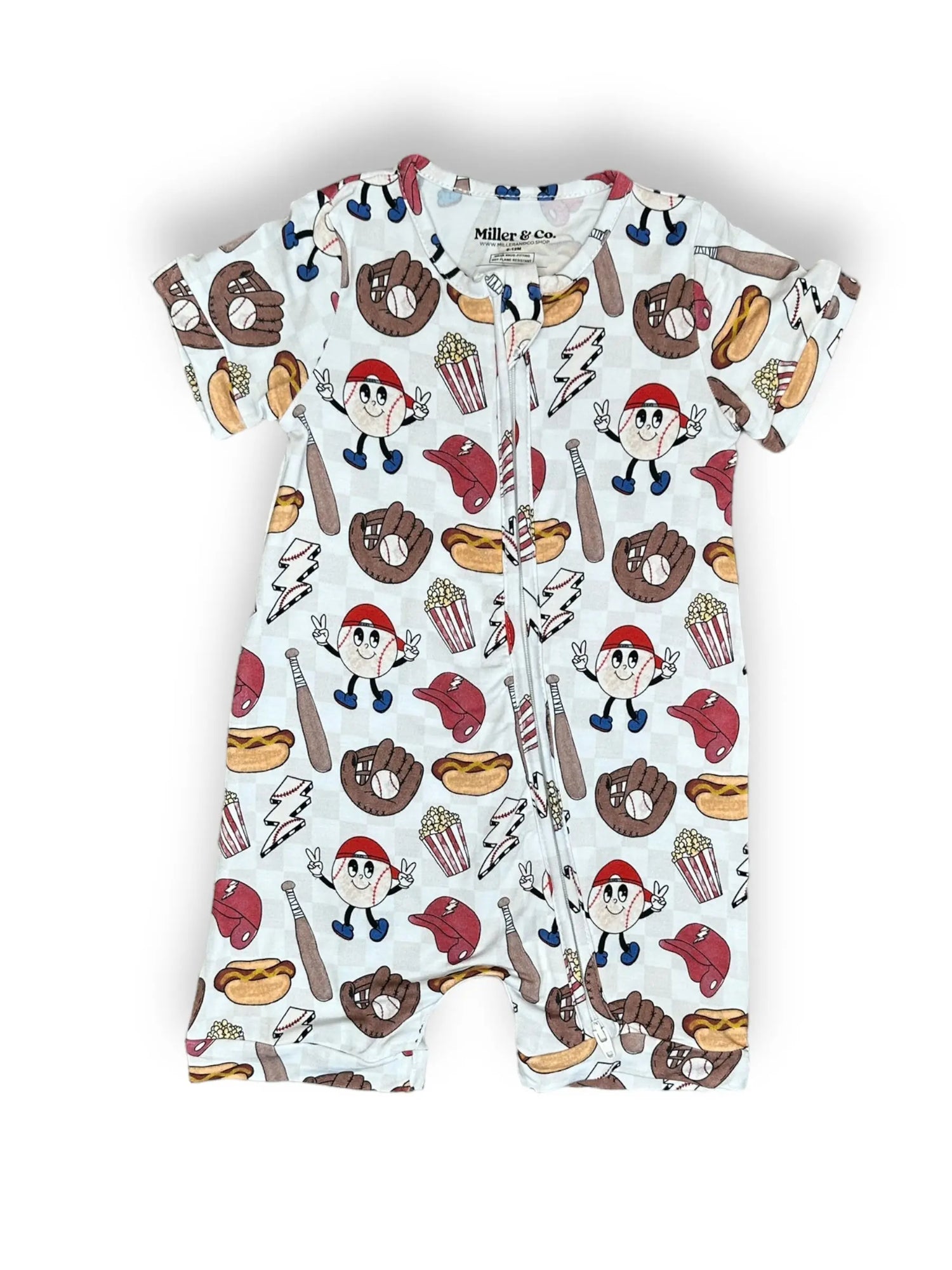 Romper,  Baseball Miller & Co. Everetts Place Boutique