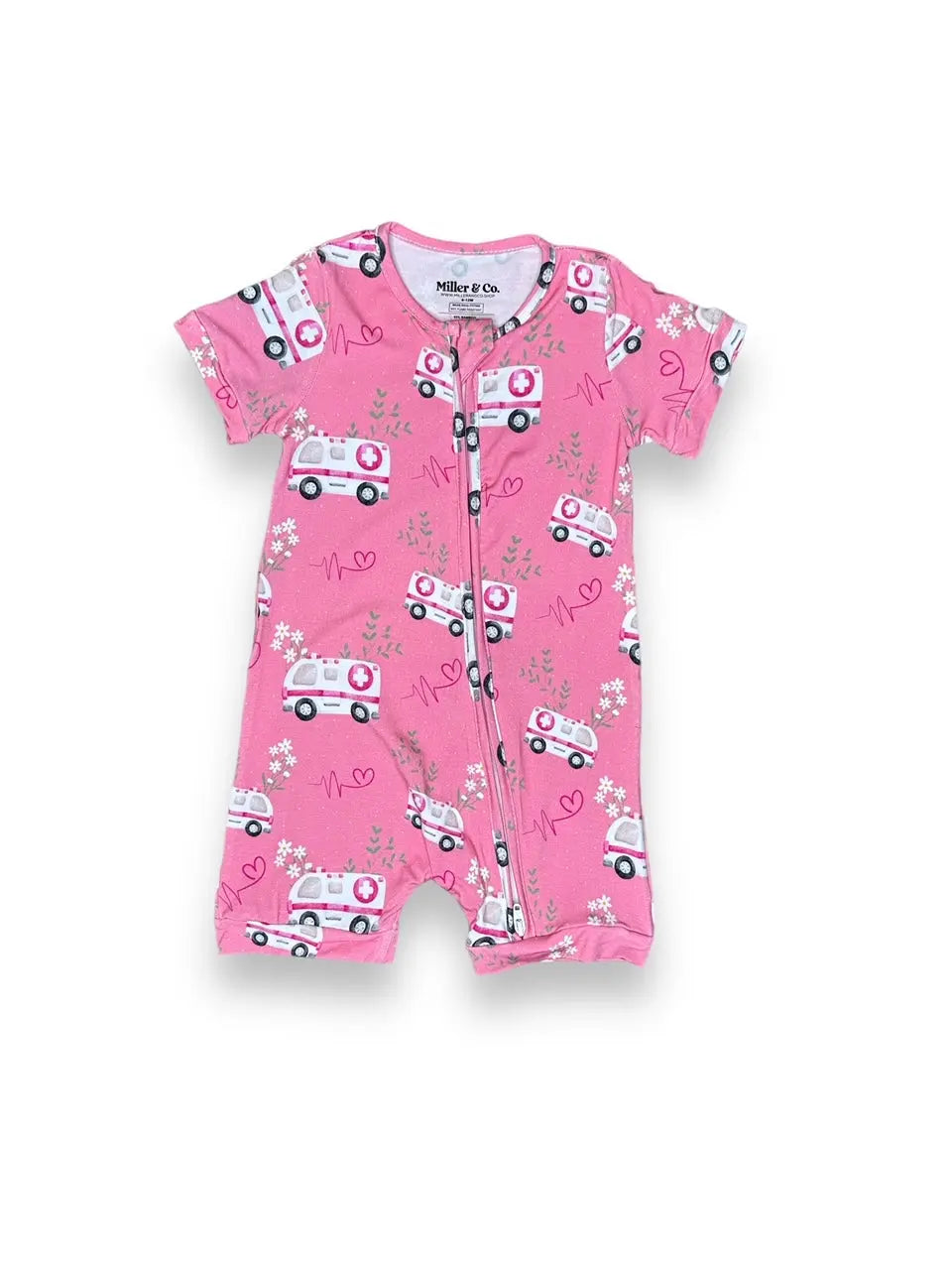 Romper,  Pink EMS Miller & Co. Everetts Place Boutique