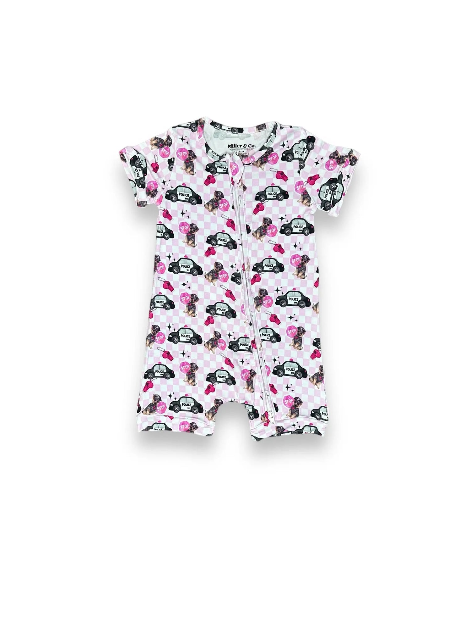 Romper, Pink Police Miller & Co. Everetts Place Boutique