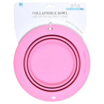 Three Little Tots Rose Collapsible Bowl for Travel or Home - 