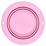 Three Little Tots Rose Collapsible Bowl for Travel or Home - 