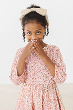 Mila & Rose ® Rose Gold Velvet Sequin Dress For Girls Birthday Party - Everetts Place Boutique - 