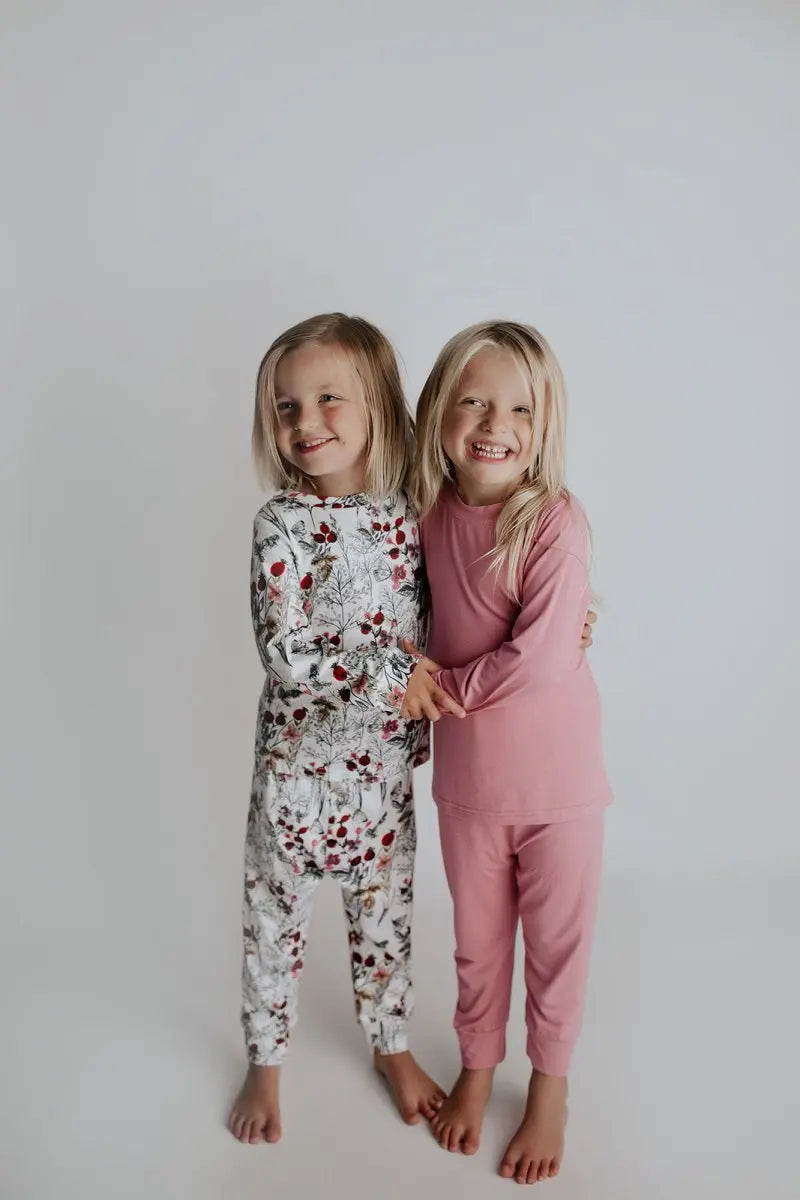 Three Little Tots Rose Jammies - 