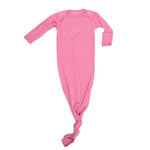 Three Little Tots Rose Knotted Newborn Baby Gown - 