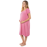 Three Little Tots Rose Mommy Labor and Delivery Nursing Hoospital Gown - 