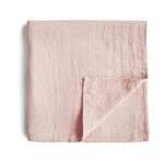 Mushie Organic Cotton Muslin Swaddle Blanket for Baby Cuddling and Nursing - Baby & Toddler > Swaddling & Receiving Blankets Swaddle