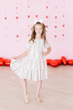Mila & Rose ® Rosebud Bows Smocked Ruffle Dress For Girls Mila Rose - Apparel & Accessories > Clothing > Dresses Smocked Ruffle Dress