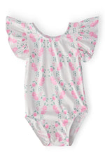 Mila & Rose ® Rosie Posie Flutter Sleeve Leotard for Girls Ballet - Everetts Place Boutique - 