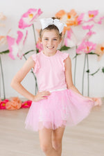 Mila & Rose ® Rosie Posie Tutu Shorts For Girls High Waisted Playwear - Everetts Place Boutique - 