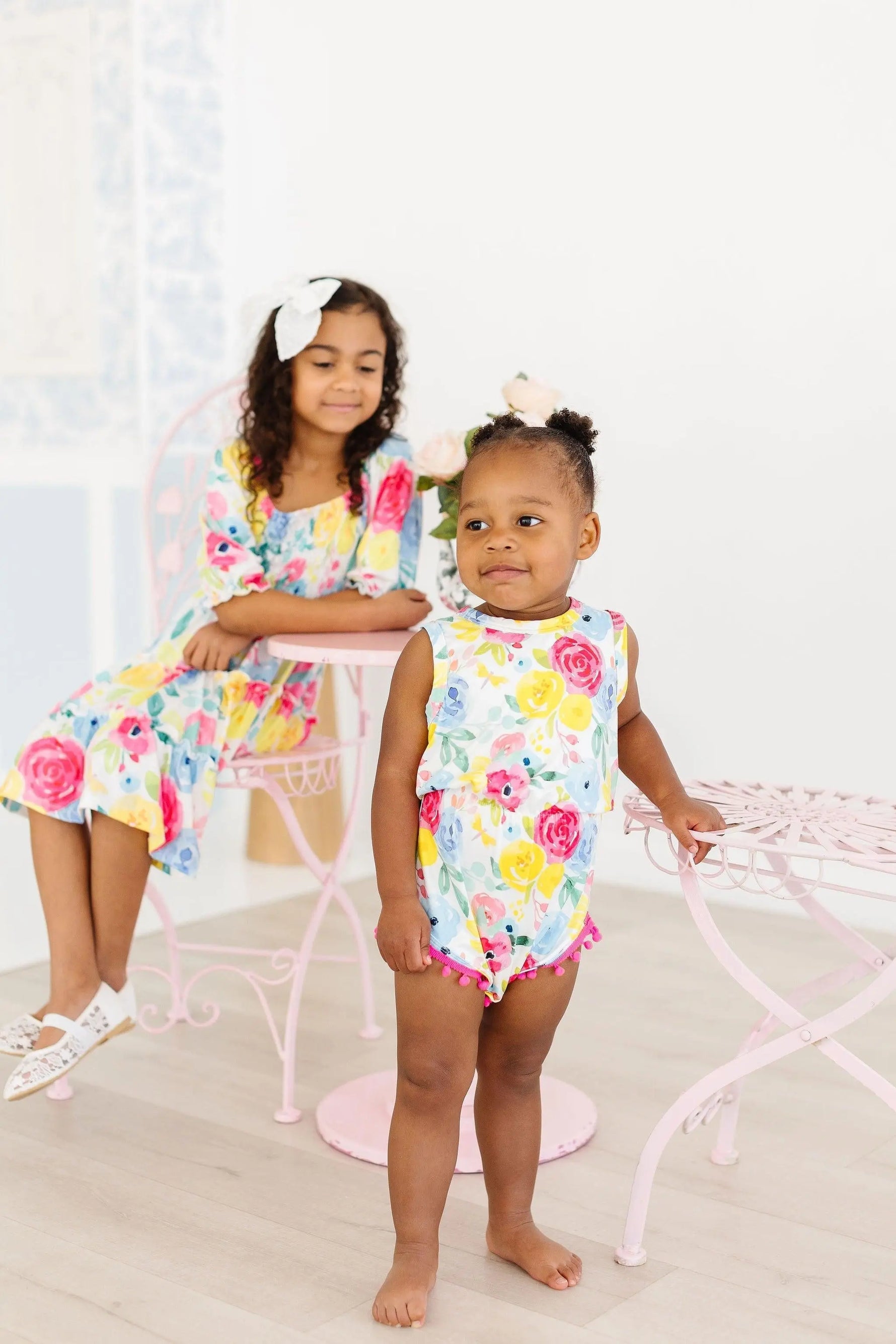 Rosie Smocked Ruffle Dress For Girls Mila And Rose Kids Mila & Rose ® Everetts Place: Online Boutique