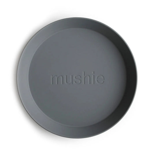 Round Dinnerware Plates BPA Free Plastic Set Dishwasher Microwave Safe Mushie Everetts Place: Online Boutique 14.99