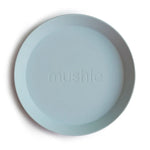 Mushie Round Dinnerware Plates BPA Free Plastic Set Dishwasher Microwave Safe - Home & Garden > Kitchen & Dining > Tableware > Dinnerware > Plates Dinnerware
