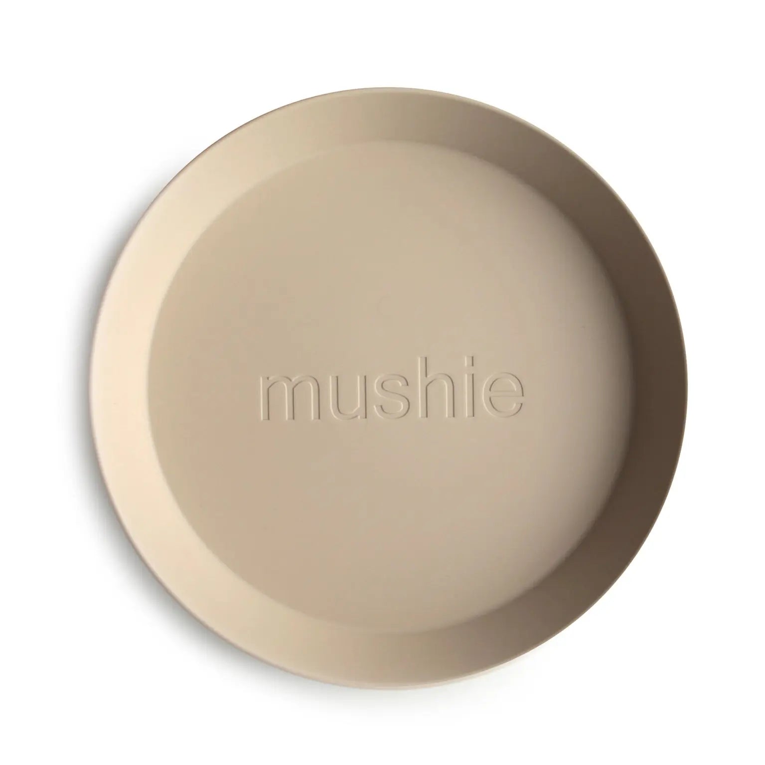 Mushie Round Dinnerware Plates BPA Free Plastic Set Dishwasher Microwave Safe - Home & Garden > Kitchen & Dining > Tableware > Dinnerware > Plates Dinnerware