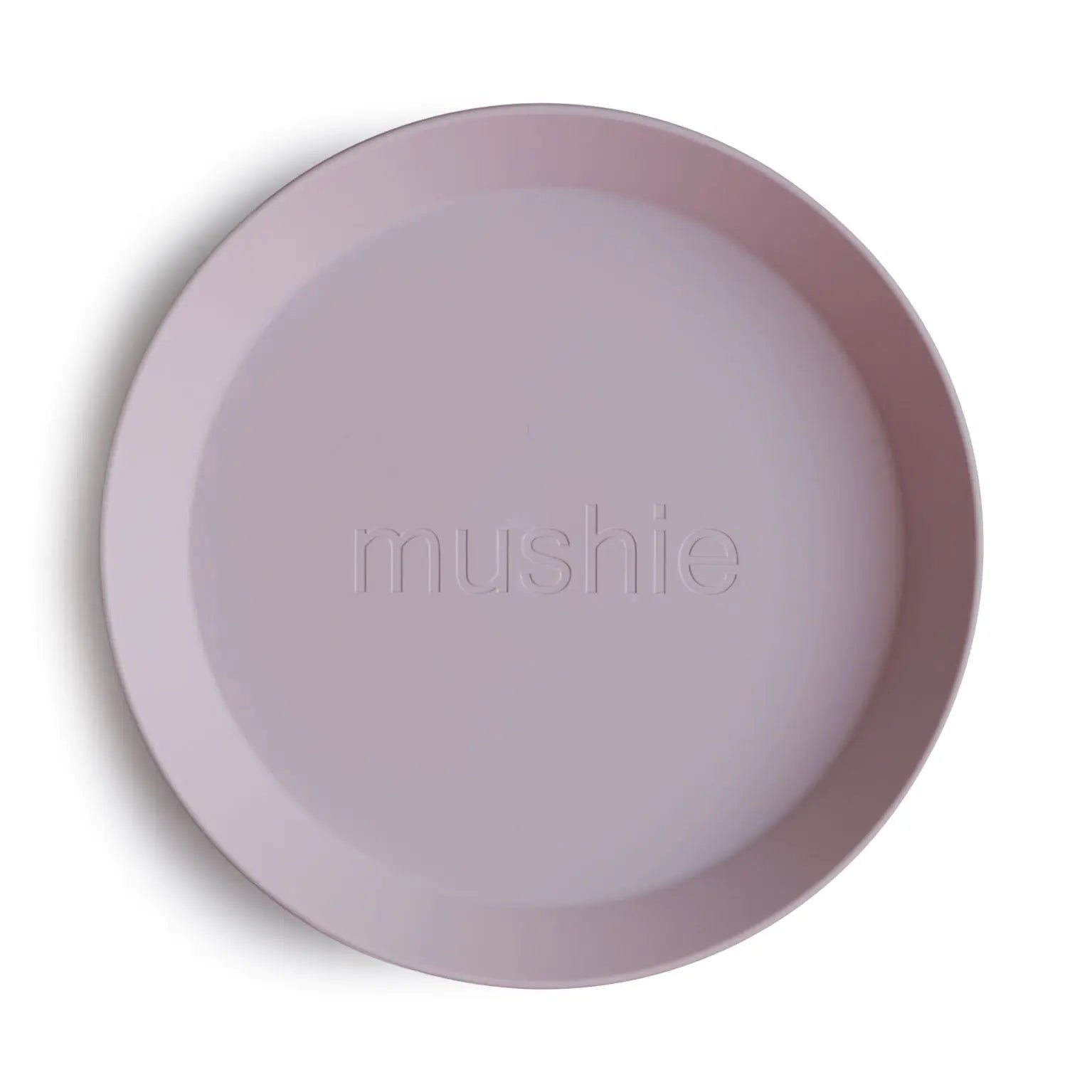 Mushie Round Dinnerware Plates BPA Free Plastic Set Dishwasher Microwave Safe - Home & Garden > Kitchen & Dining > Tableware > Dinnerware > Plates Dinnerware