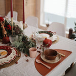 Mushie Round Dinnerware Plates BPA Free Plastic Set Dishwasher Microwave Safe - Home & Garden > Kitchen & Dining > Tableware > Dinnerware > Plates Dinnerware