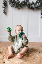 Little Joy Co. Rudolph Sweatshirt Romper - Everetts Place Boutique - 