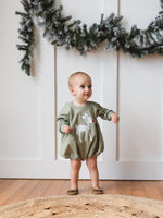 Little Joy Co. Rudolph Sweatshirt Romper - Everetts Place Boutique - 