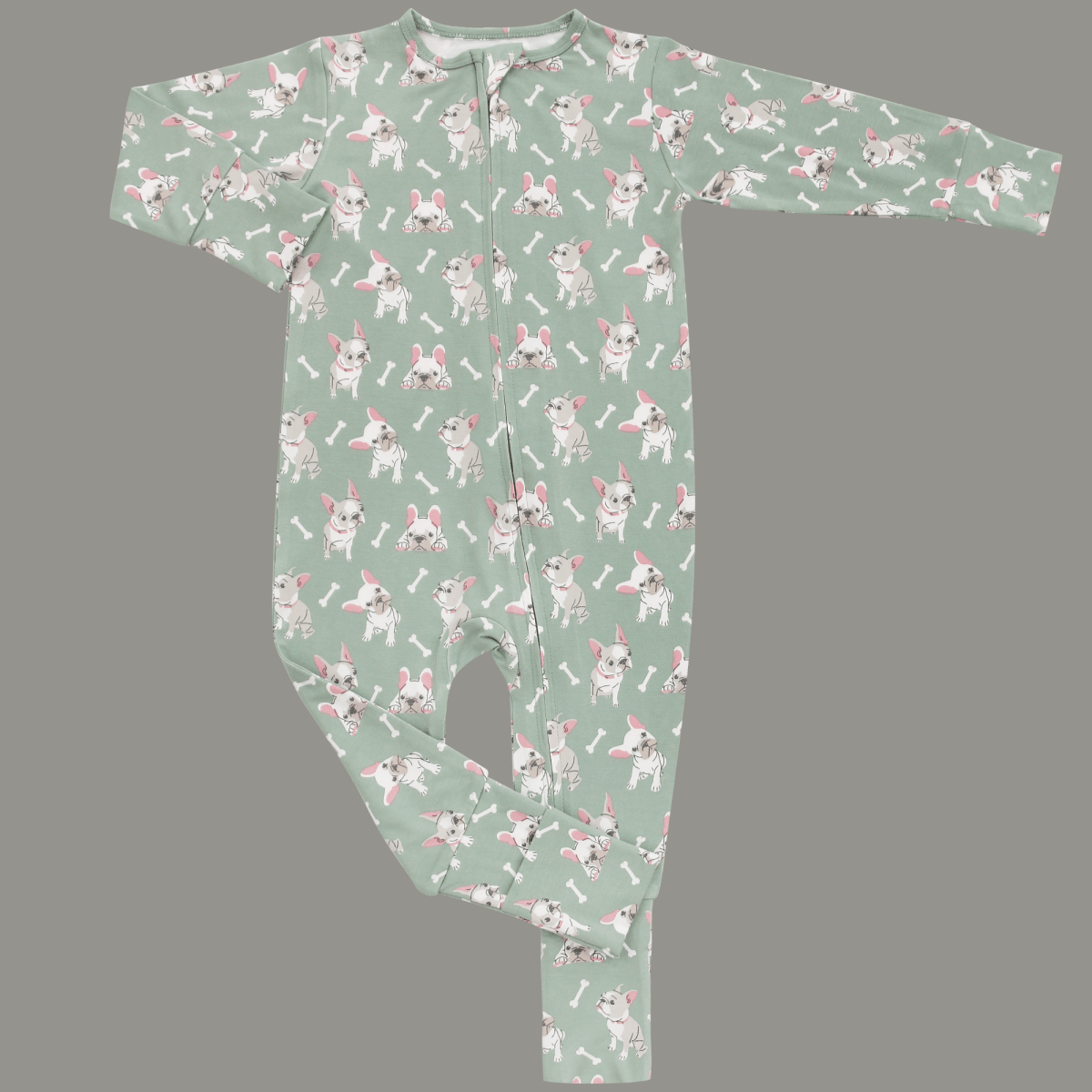 Sweet Bamboo Ruff and Stuff Convertible Baby Romper With Two Way Zip - Everetts Place Boutique - 