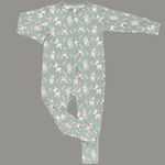 Ruff and Stuff Convertible Baby Romper With Two Way Zip Sweet Bamboo Everetts Place: Online Boutique